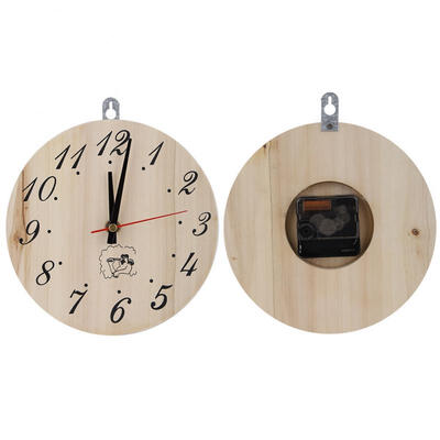 

Greensen 8in Sauna Clock Decorative Timer Clock for Sauna Accessory Sauna Room Home Decor