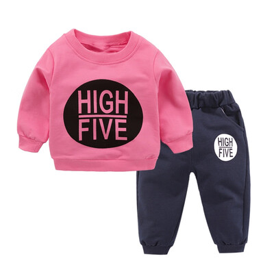 

Baby Boy Girl Clothes Children Suits Casual Baby Girl Clothing Sets Suit Letter Print Sweatshirts TopsPants Spring Autumn Kids