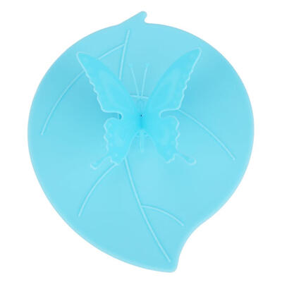 

Leaf Shape Butterfly Silicone Cup Cover Heat Resistant Leakproof Cups Lid