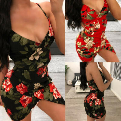 

Womens Bandage Bodycon Sleeveless Evening Party Cocktail Club Short Mini Dress