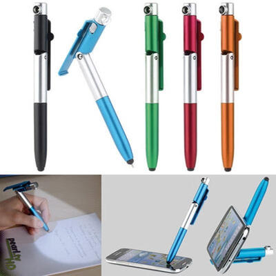 

New Laser Pointer 4 in 1 LED Flashlight Touch Screen Stylus Ballpoint Pen
