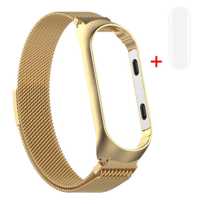 

〖Follure〗Milanese Magnetic Stainless Steel Watch Band Strap Film For Xiaomi Mi Band 4