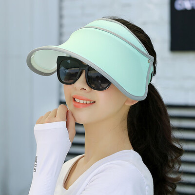 

Hats Female Riding in Summer Sunscreen&Face Shade Korean Version UV Sunscreen Cap Fan Bingbing Same Sunhat