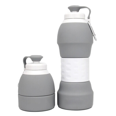 

Collapsible Silicome Water Bottle Portable Light Weight Anti Leakage Sports Water Bottle