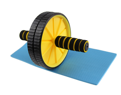 

Household sports equipment double color foam handle health wheel roller mute fitness equipment mini abdominal muscles abdom