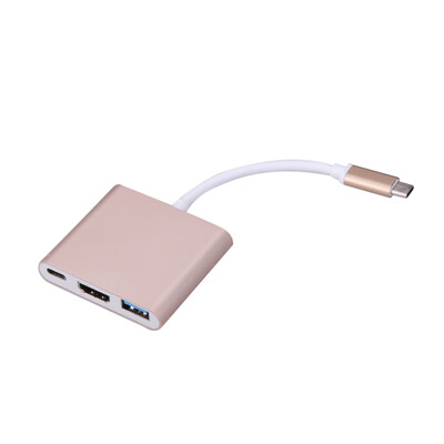 

Type C 31 to USB30 HDMIType C Female Charger Adapter for Apple Macbook
