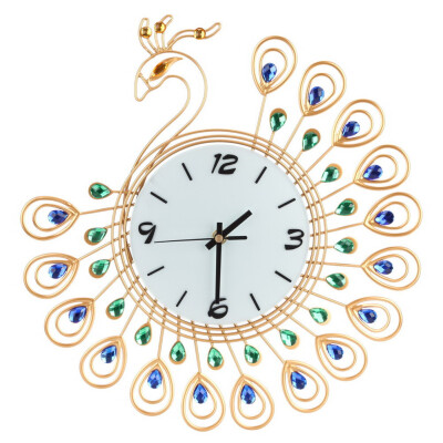 

Gobestart Vintage Style Peacock Antique Wall Clock for Home Kitchen Office