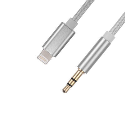 

IPH-018 1m Length Lightning To 35mm Male Jack Headphone Audio Aux Cable For Apple IPhone