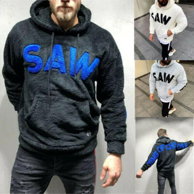 

Mens Winter Hoodie Warm Hooded Sweatshirt Autumn Casual Warm Fleece Coat -3XL