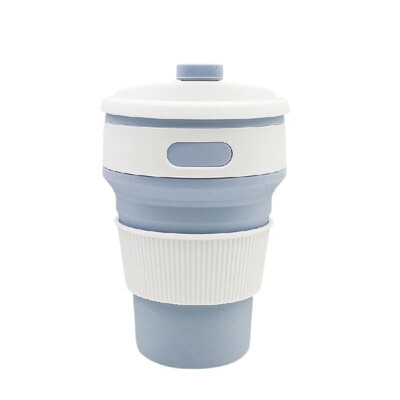 

Silicone Coffee Cup Outdoor Portable Travelling Cup Folding Retractable Water Cup