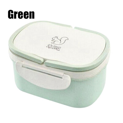 

Lunch box Wheat Straw Microwave Bento Lunch Box Food Container Storage Box