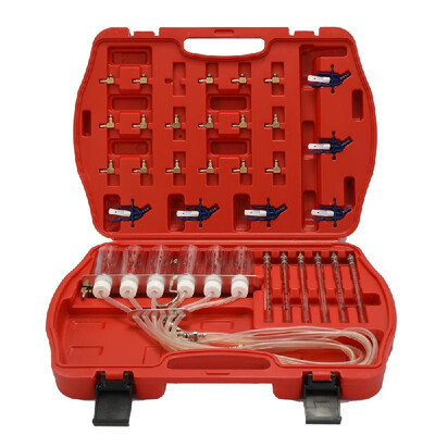 

Diesel Flow Test Meter Adaptor Set Injector Common Rail Oil Return Detection Tool 6 Cylinder Bosch Fuel