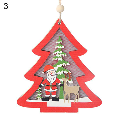 

Christmas Tree Hanging LED Light Car Star Shape Pendant Home Party Ornament