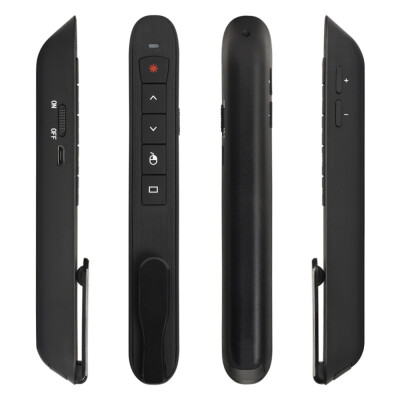 

24GHz Wireless Air Mouse Flip Pen Laser Pointer 6 Gxes Gyroscope Presenter for PPT Presentation