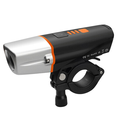 

Bike Light USB Rechargeable IP65 Bicycle LED Front Light Handlebar Flashlight With Light Sensing Function