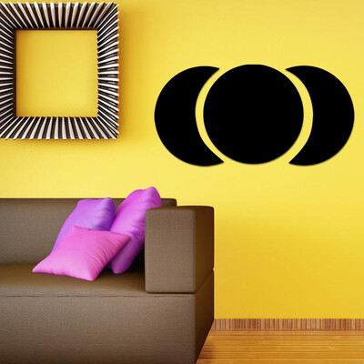 

〖Follure〗3D Mirror Floar Art Vinyl Removable Wall Sticker Acrylic Decal Home Decor DIY