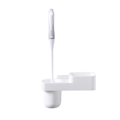 

〖Follure〗Bathroom Toilet Brush Set 360° Cleaning Long Handle Minimalist Replaceable Base