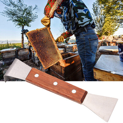 

〖Follure〗Stainless Steel Bee Hive Uncapping Honey Fork Scraper Shovel Beekeeping ToolYN