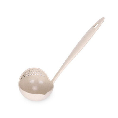 

Creative 2 in 1 Spoon Soup Spoon Long Handle Spoon Strainer Spoon Hot Pot Tableware Serving Spoon Cooking Tools Kitchen Supplies