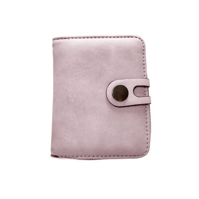 

Solid Color Retro Women Bifold Short Wallet Coin Purse Clutches Bag Card Holder