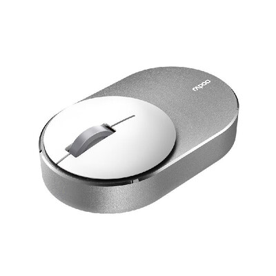 

Rapoo M600 Mini Mouse 1300DPI Three Modes Bluetooth 3040 24GHz Wireless Optical Mice Three Device Connection Rose Gold