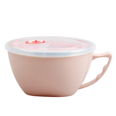 

Toponeto Stainless Steel Noodle Bowl With Handle Food Container Rice Bowl Soup Bowls