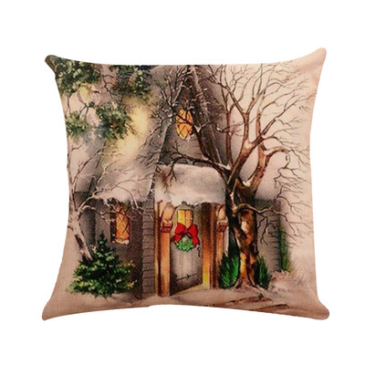

Tailored Christmas Pillow Covers Embroidery Throw Pillow Cases for Home Car Decorative