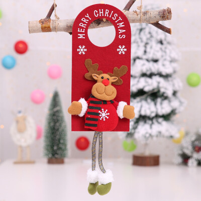 

Tailored Merry Christmas Ornament Home Decoration Tree Door Hang Children Gifts Nonwoven