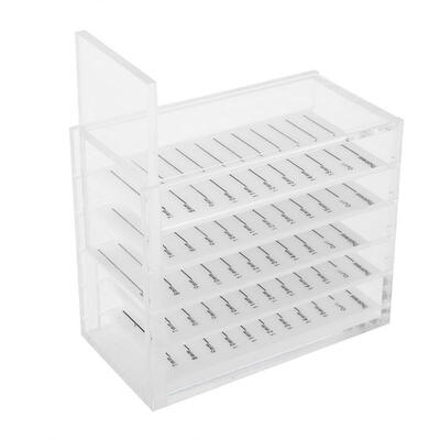 

Greensen 5 Layers Plastic Eyelash Storage Box Makeup Organizer Grafting Eyelashes Glue Pallet Holder