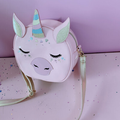 

New Girls Cute Handbags Women PU Leather Sequins Unicorn Crossbody Shoulder Bag Ladies Phone Messenger Bags