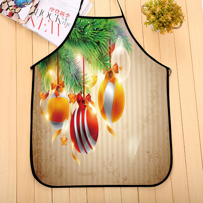 

Siaonvr Christmas Decoration Waterproof Apron Kitchen Aprons Dinner Party Apron