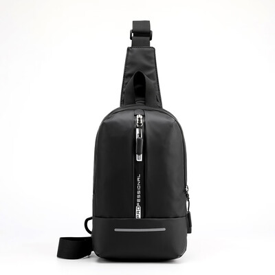 

Tailored New Mens Chest Bag Fashion Reflective Strip Sports Travel Bag