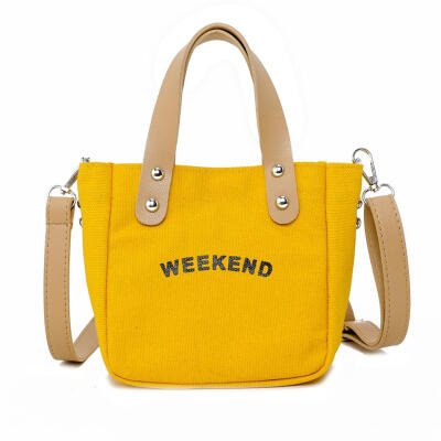 

Fashion Letter Print Shoulder Messenger Handbags Canvas Women Crossbody Bag