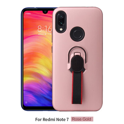 

Magnetic Car Mount Case Xiaomi Redmi Note 7 Finger Phone Ring Holder Case Redmi Note 7 Note7 M1901F7G M1901F7BE Silicone TPU Cover