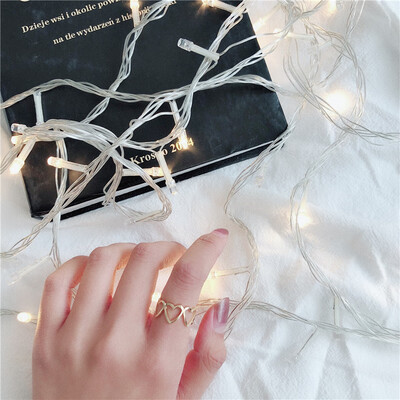 

2019 new brand design bamboo opening adjustable female ring series ring generous minimalist Korean ring for women