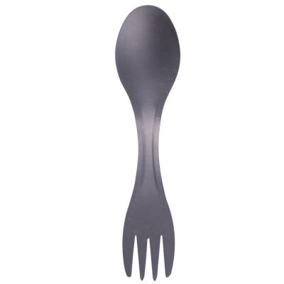 

100 Pure Titanium Spork Spoon Fork Combo Cutlery Utensil Picnic Gadget