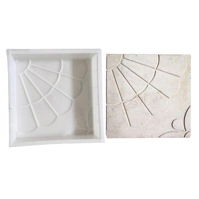 

Gobestart Plastic Making DIY Paving Mould Home Garden Floor Road Concrete Stepping