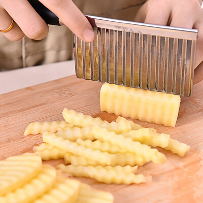 

DIHE Wave Shaped Potato Cutter Stainless Steel Knife