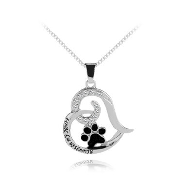 

Stainless Steel Love Heart Pendant Chain Necklace Mothers Day Gift from Daughter Son