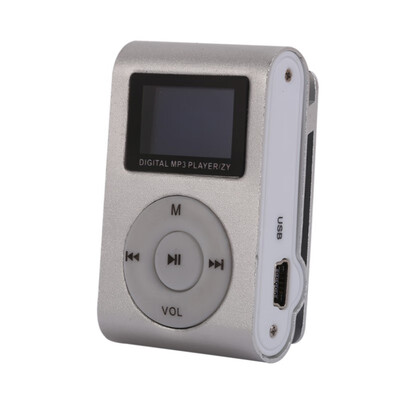 

Mini mp3 USB Clip MP3 Player LCD Screen Support 32GB Micro SD TF CardSlick stylish design Sport Compact