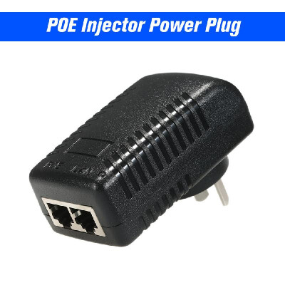 

POE Injector Ethernet Power Supply Adapter DC48V 05A 154W POE pin45 78- Compatible WT IEEE8023af for IP Camera IP Pho