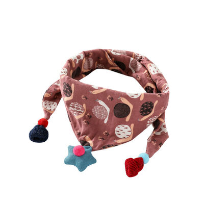 

Boy Girls Newborn Baby Saliva Towel Feed Triangle Cotton Bibs Bandana Scarf Cute