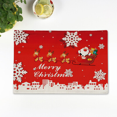 

Toponeto Christmas Ddecorations Restaurant Hotel Creative Household Goods Table Mat