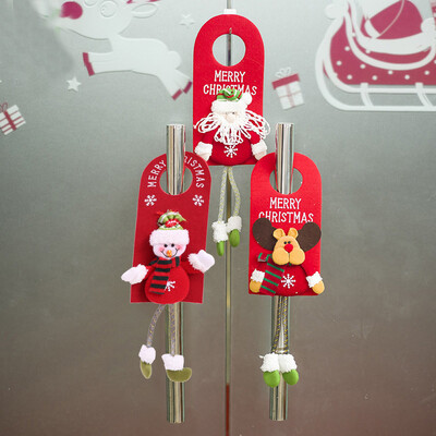 

〖Follure〗Santa Claus Snowman Reindeer Christmas Ornaments Home Door Decoration