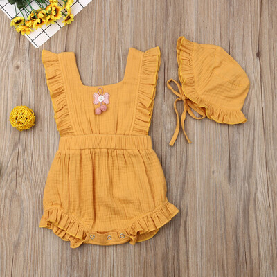

Newborn Infant Baby Girl Clothes Jumpsuit Romper Bodysuit Playsuit Outfit Set