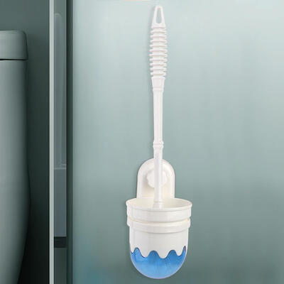 

Greensen Toilet Brush Wall Mounted Suction Holder with Base Cleaning Tools Set Bathroom Hardware Toilet Brush