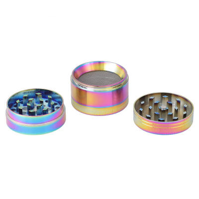 

Greensen 4 Layer Zinc Alloy Pollen Grinders Tobacco Grinder Spice Grinder Metal Smoking Crusher