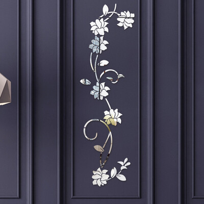 

〖Follure〗3D Diy Flower Shape Acrylic Wall Sticker Modern Stickers Decoration