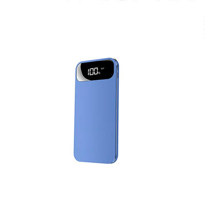 

Lightweight 10000mAh Power Bank 5V 24A Dual USB Portable Charger With Built-in Cable LED Display