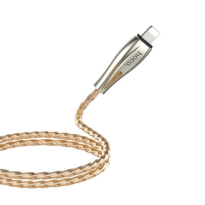 

Hoco U56 Elastic Charge Cable Micro USBType CLightning Charging Cord-Lightning